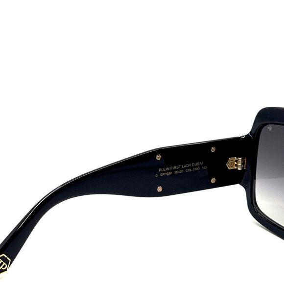 New, PHILIPP PLEIN Sunglasses Plein First Lady Dubai SPP038 Col.0700 Authentic main image 10